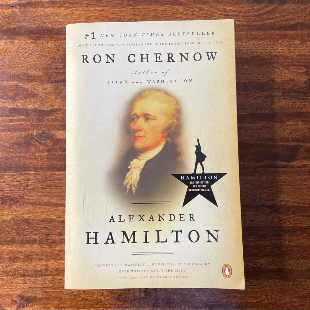 Alexander Hamilton by Ron Chernow - paperback book